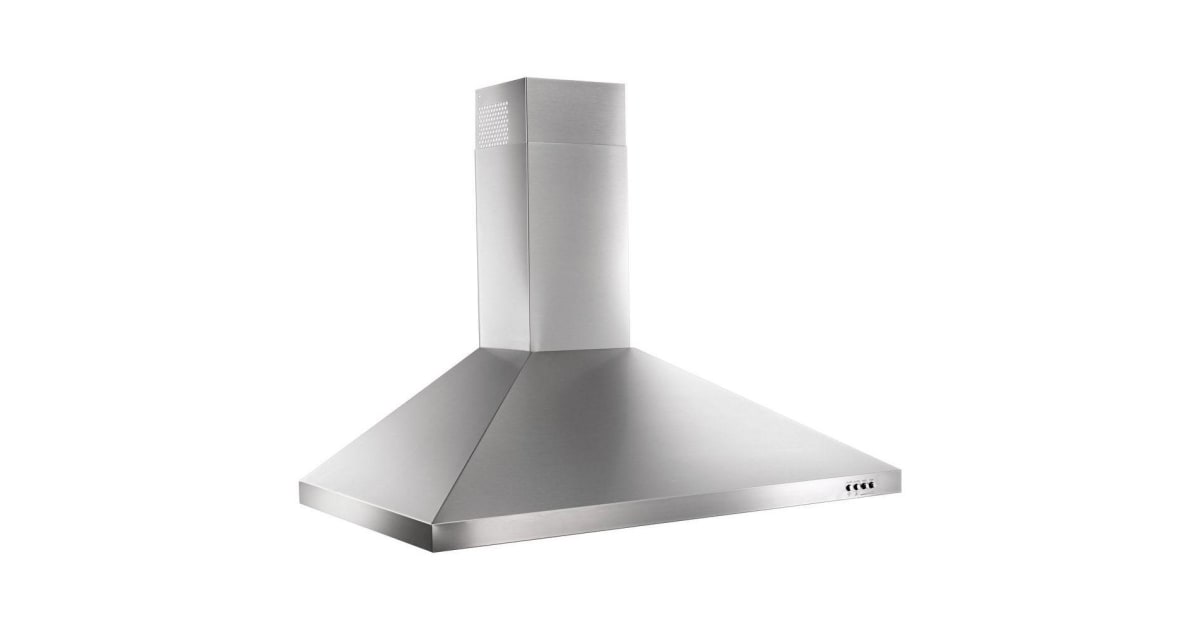 Whirlpool WVW53UC6FS 400 CFM 36 Inch Wide Wall Mounted