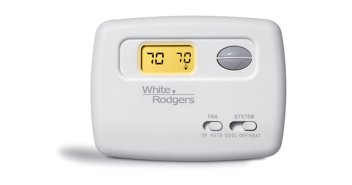 White cheap rodgers thermostat
