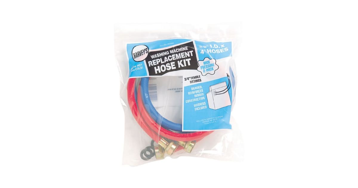 WM Harvey Co 15964208 4 Foot Washing Machine Hoses with