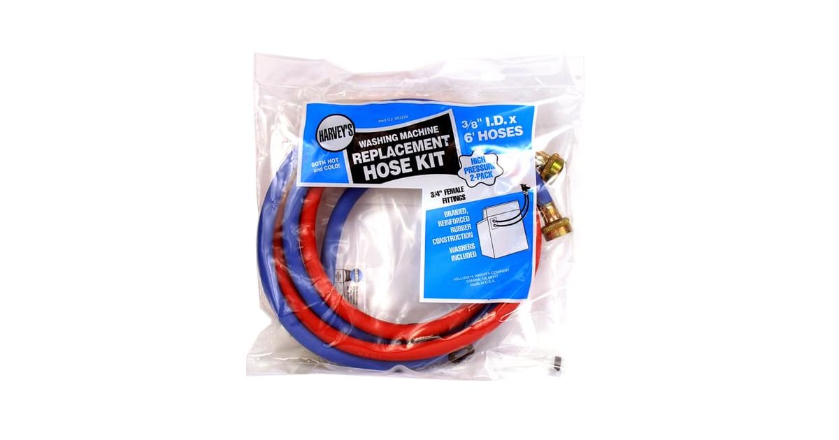 WM Harvey Co 15960016 6 Foot Washing Machine Hoses with