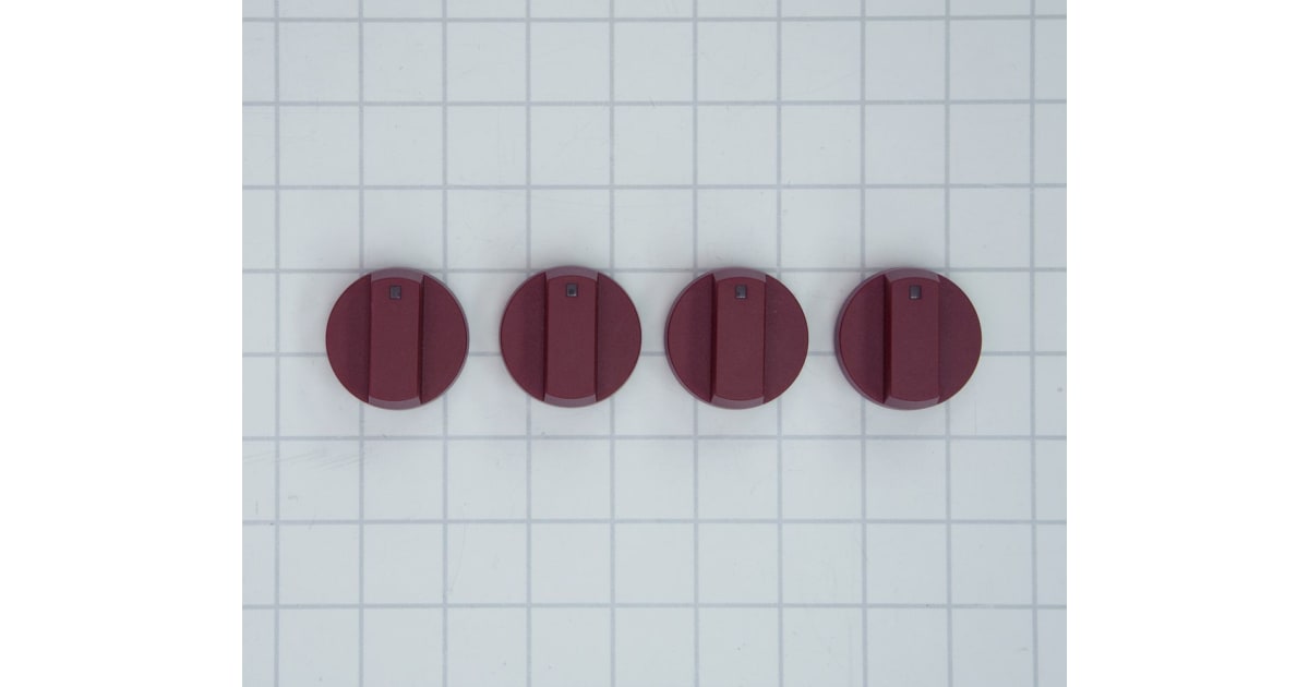 Wolf 824977 30" Professional Gas Cooktop Red Knobs