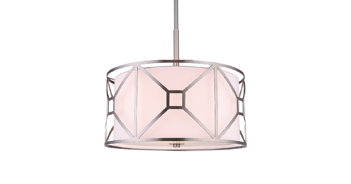 Woodbridge Lighting 17120STNS117A1 Regan 3 Light 17" Wide