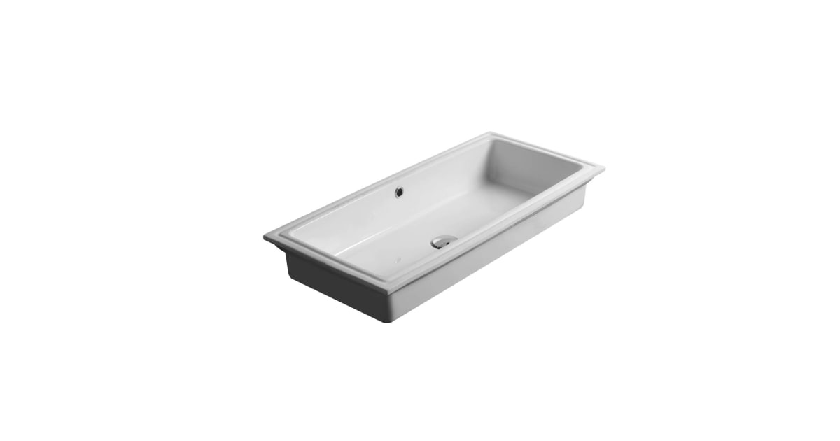 WS Bath Collections City 331/10" Undermounted Bathroom