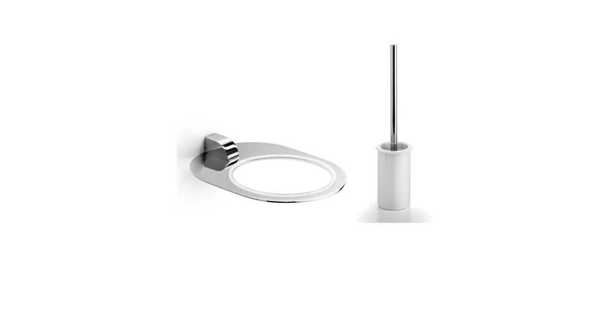 WS Bath Collections Muci 5536+55062.09 Wall Mounted Toilet Brush Holder ...