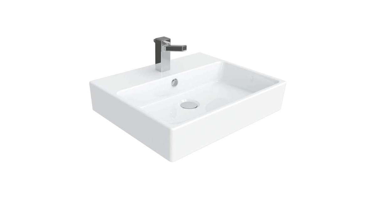 WS Bath Collections Simple 50.40B.01 Simple Ceramic White