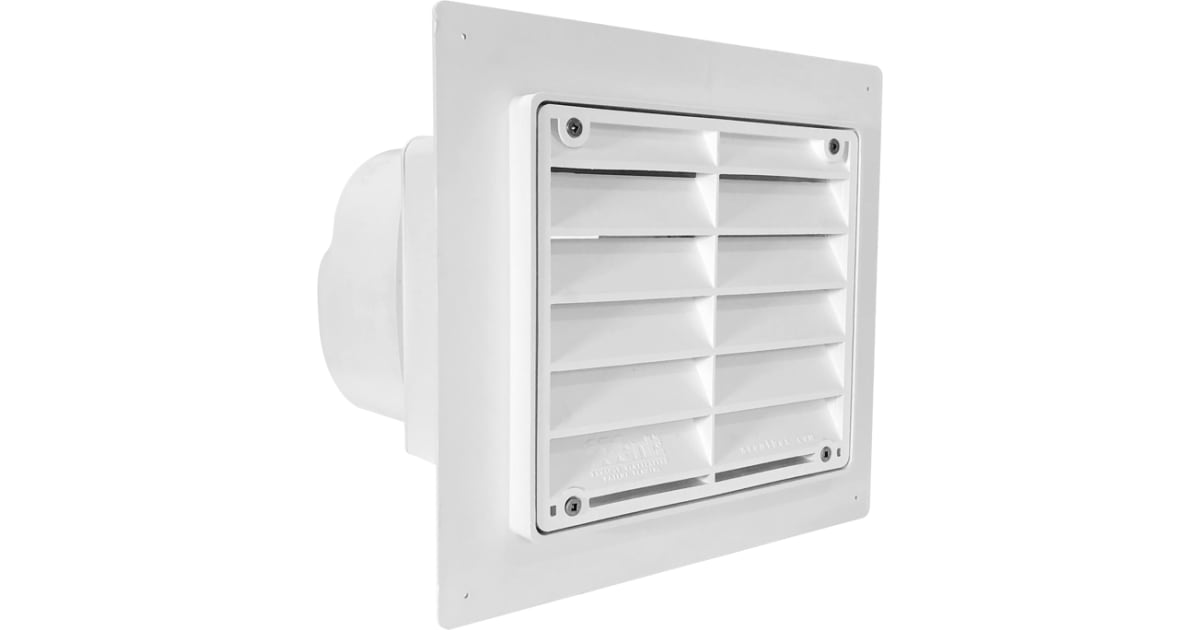 X Vent Box 8SEBS 8" Round Duct Polypropylene Exhaust