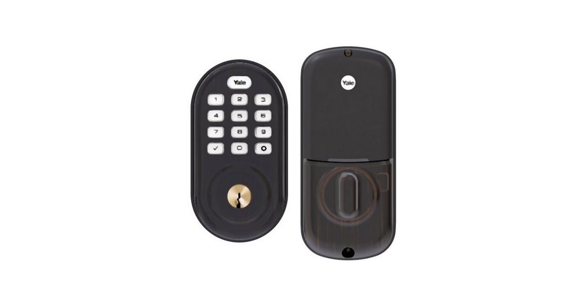 Yale yrd216 nr 0bp electronic single cylinder keyless entry deadbolt