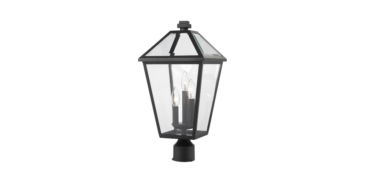 Z-Lite 579PHBR-BK Talbot 3 Light 20