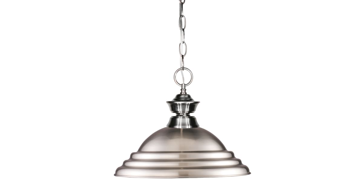 SABBATICAL ルピネL Z-Lite 100701BN-SBN 1 Light Full Sized Pendant with Pewter