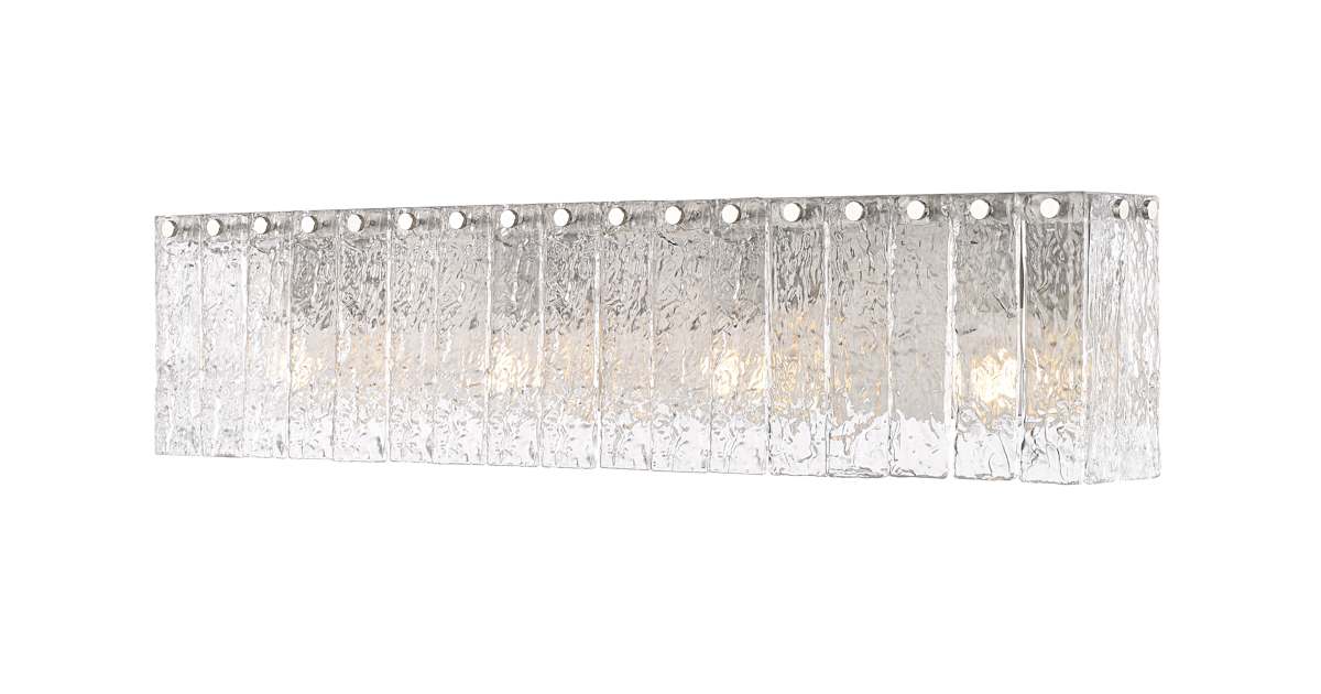 Z-Lite 1943-4V-BN Glacier 31" Wide Vanity Light | Ferguson Home