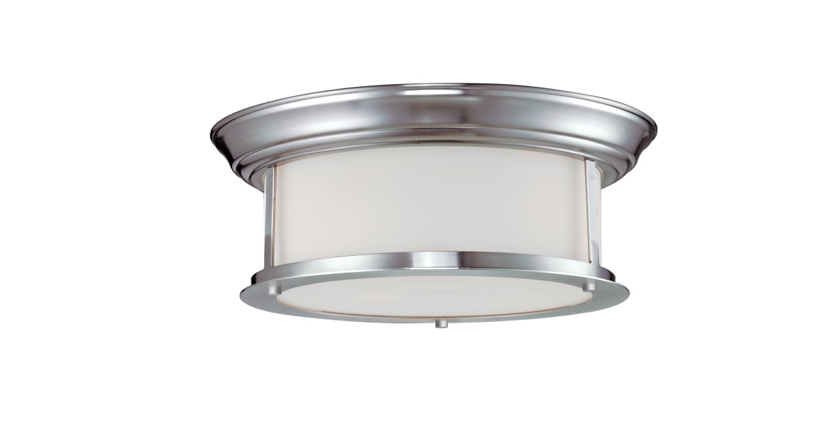 高品質 Z-Lite 2002F13-BN Sonna 2 Light Flushmount Ceiling Fixture ウェア