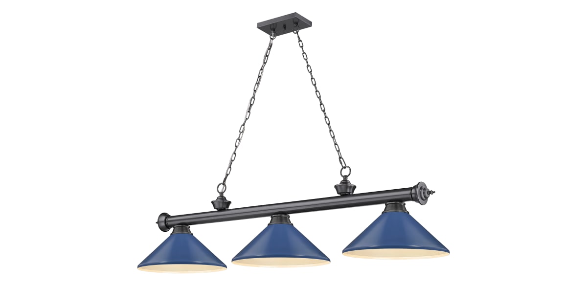Z-Lite 2306-3MB-MNB Codon Billiad Pendant, 3-Light 180