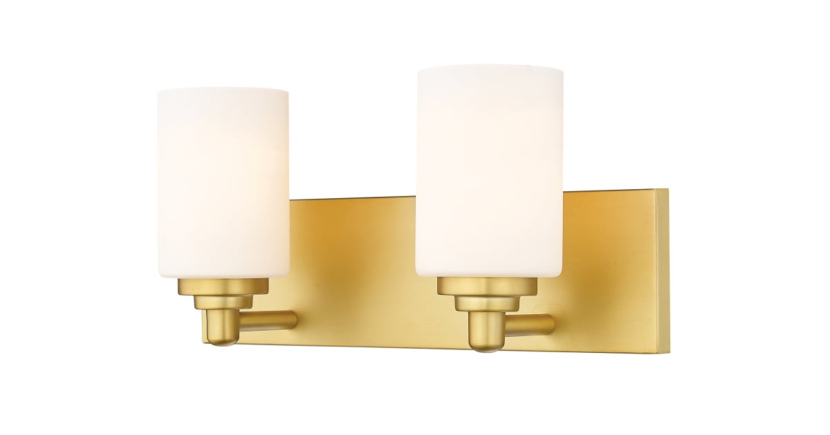 Z-Lite 485-2V-BG Soledad 2 Light 17" Wide Vanity Light | Ferguson Home
