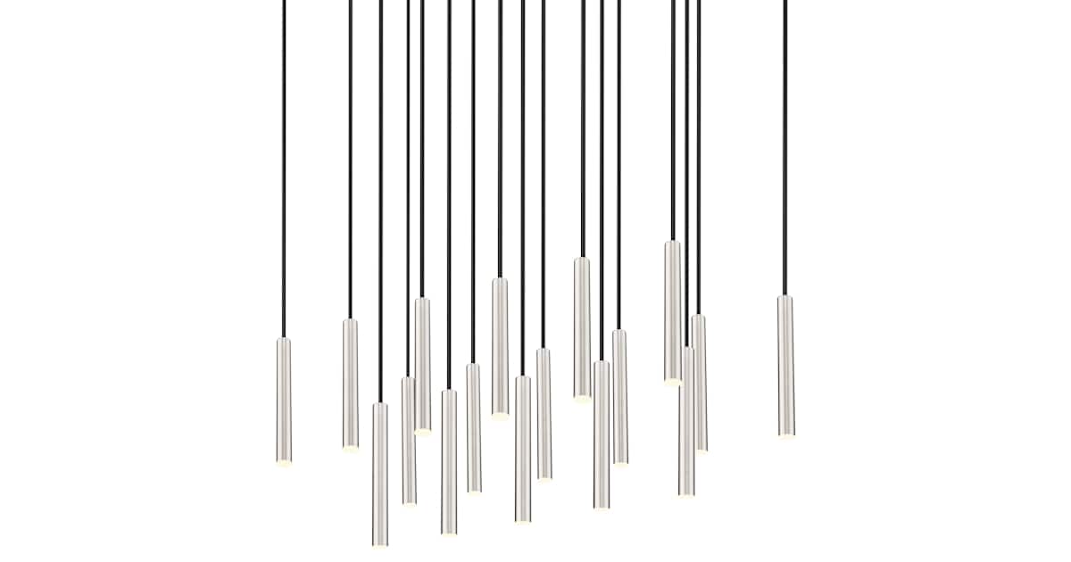 Z-Lite 919MP12-17L-BN-LED Forest 42" Wide Linear Chandelier | Ferguson Home