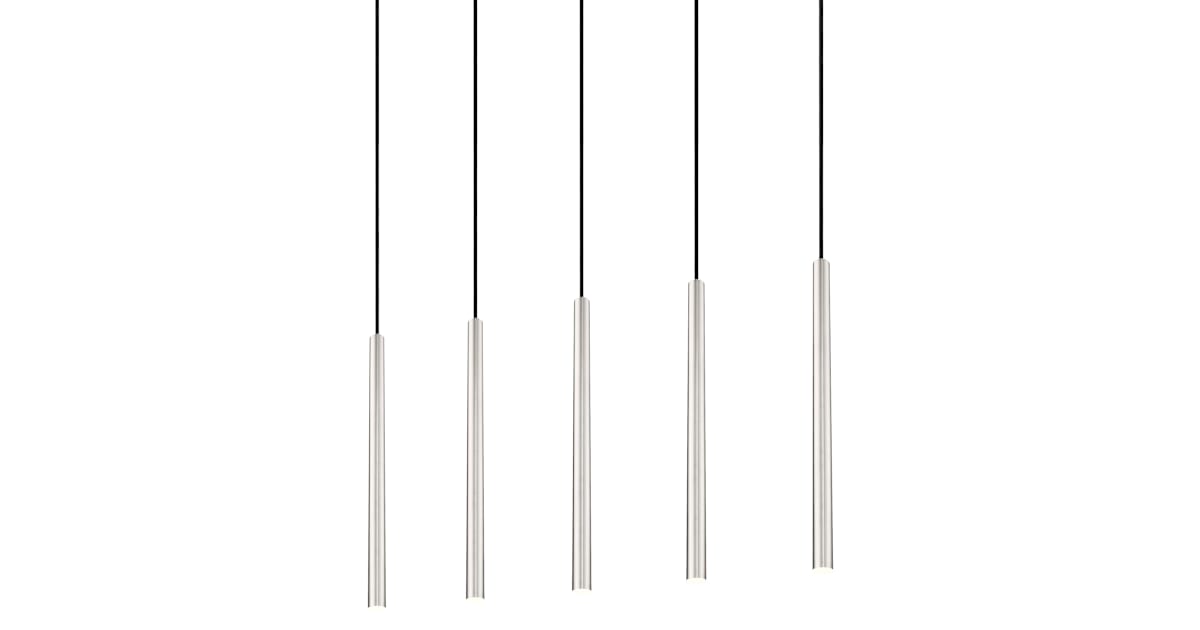 Z-Lite 919MP24-5L-BN-LED Forest 42" Wide Linear Chandelier | Ferguson Home