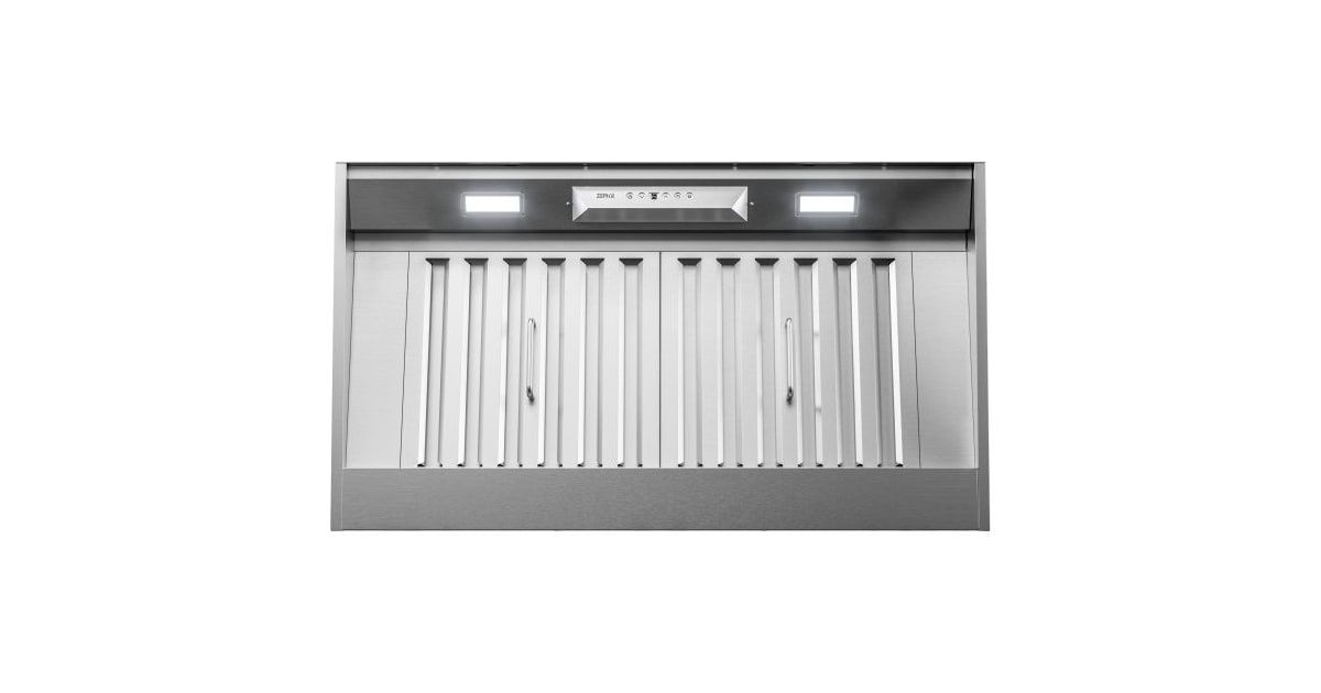 Zephyr AK9234BS Monsoon I 600 CFM 36 Inch Wide Insert Range Hood