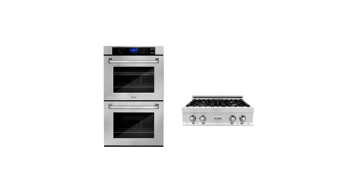 ZLINE 2KPRTAWD30 Kitchen Package with 30" 4 Burner Gas