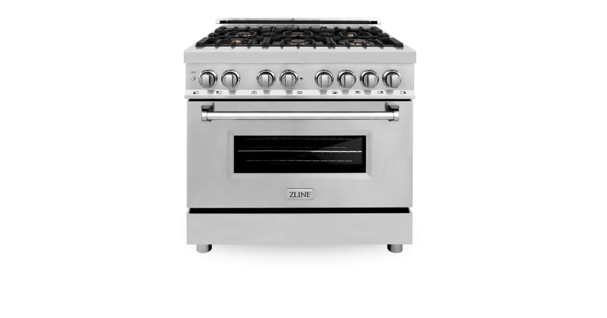 ZLINE RABR36 36" Dual Fuel Gas Range / Electric Oven
