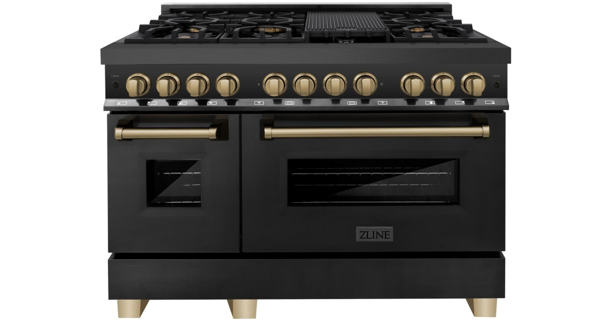 ZLINE RABZ-48-CB Autograph Edition 48 Inch Wide 6 Cu. Ft. Free Standing ...