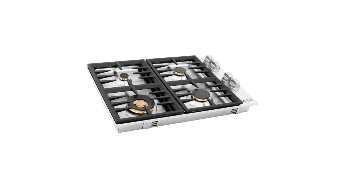 ZLINE RCBR30 30 Inch Wide 4 Burner Gas Cooktop