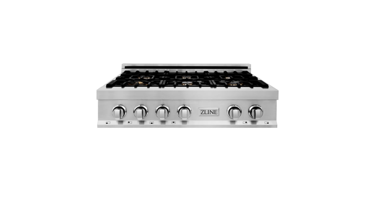 ZLINE RTBR36 36 Inch Wide 6 Burner Gas Cooktop with