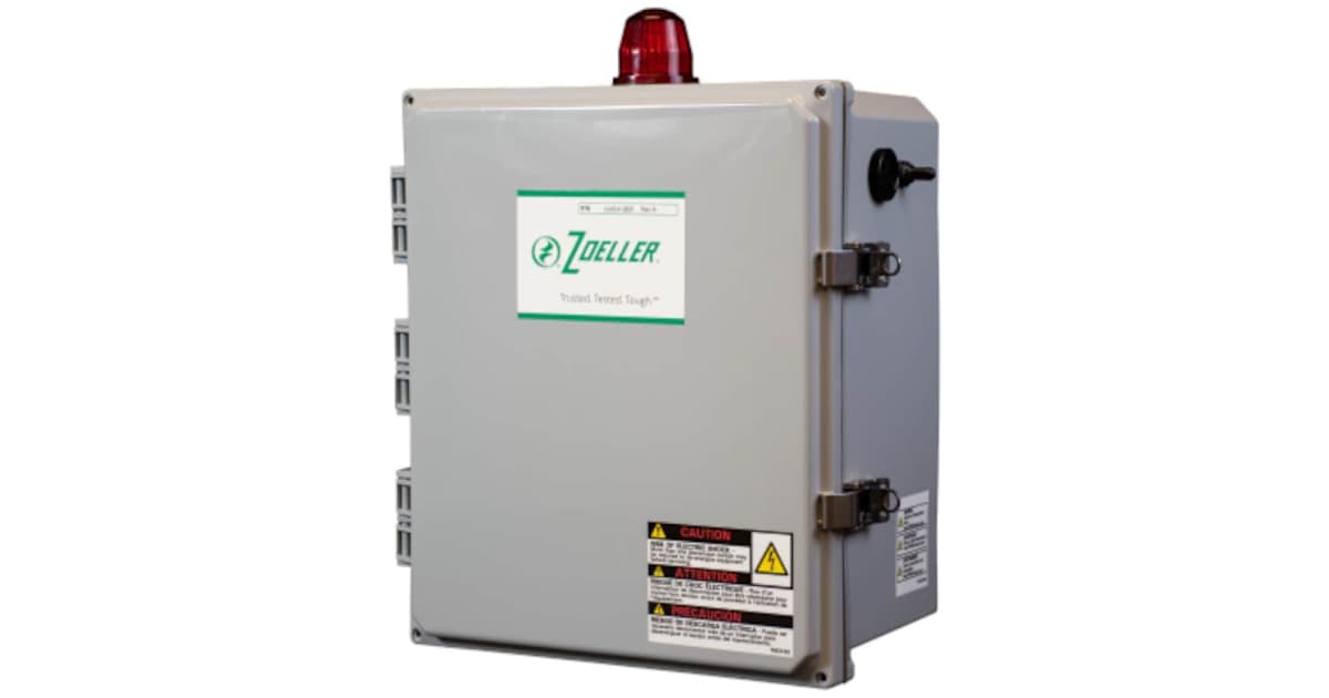 Zoeller 12334-0001 Pivot Pro Duplex Alternator Control Panel with Alarm ...