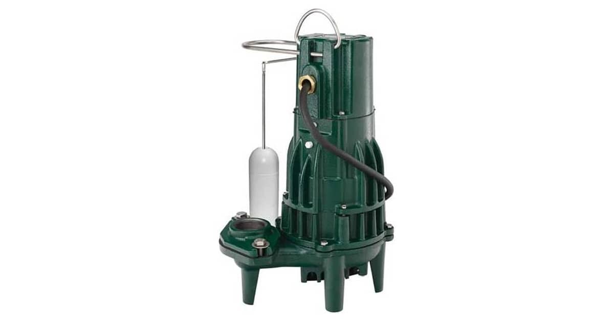 Zoeller 163-0001 1/2 HP High Head Flow-Mate Sump/Effluent Pump with ...
