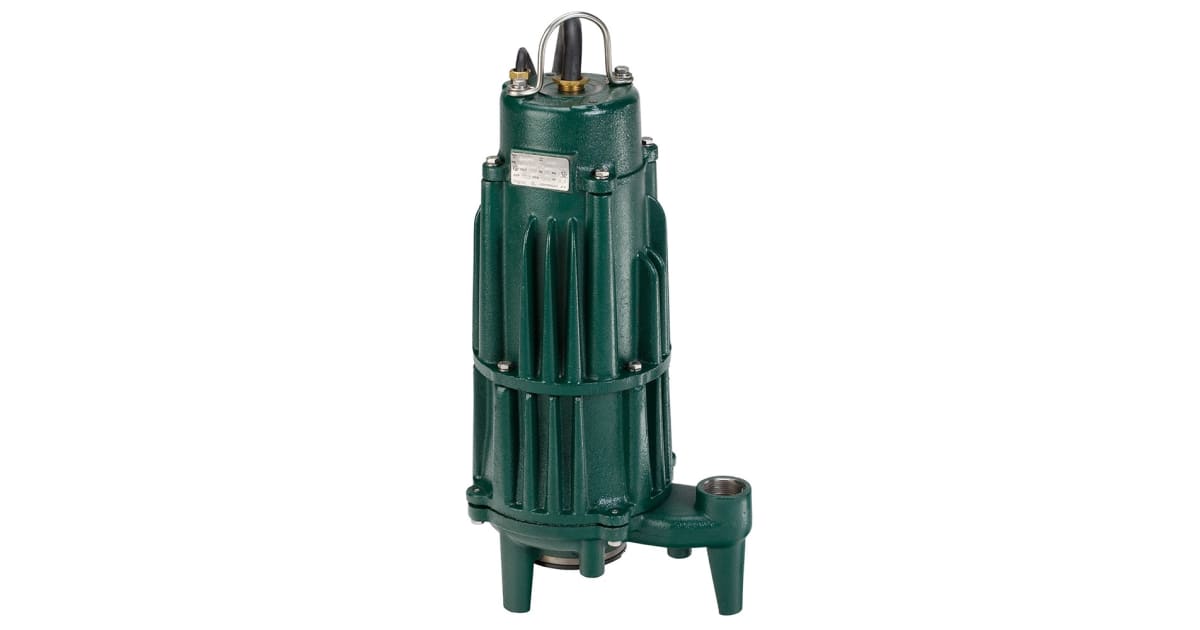 Zoeller 8400004 2 HP Auto Reversing Grinder Pump 230 Volt