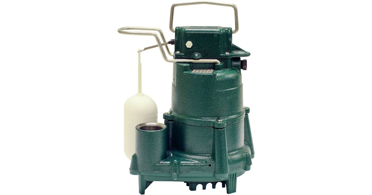 Zoeller 98-0010 M98 - 1/2 HP Cast Iron Submersible Sump Pump with ...