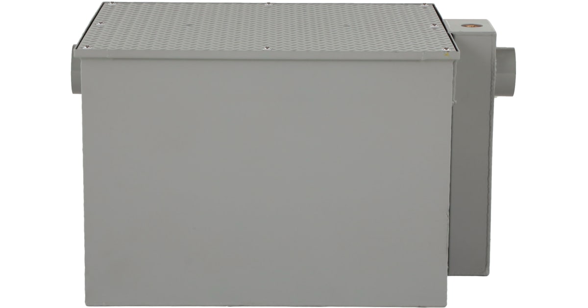 Zurn GT2700754NH 4" Nohub Grease Trap With Flow Control