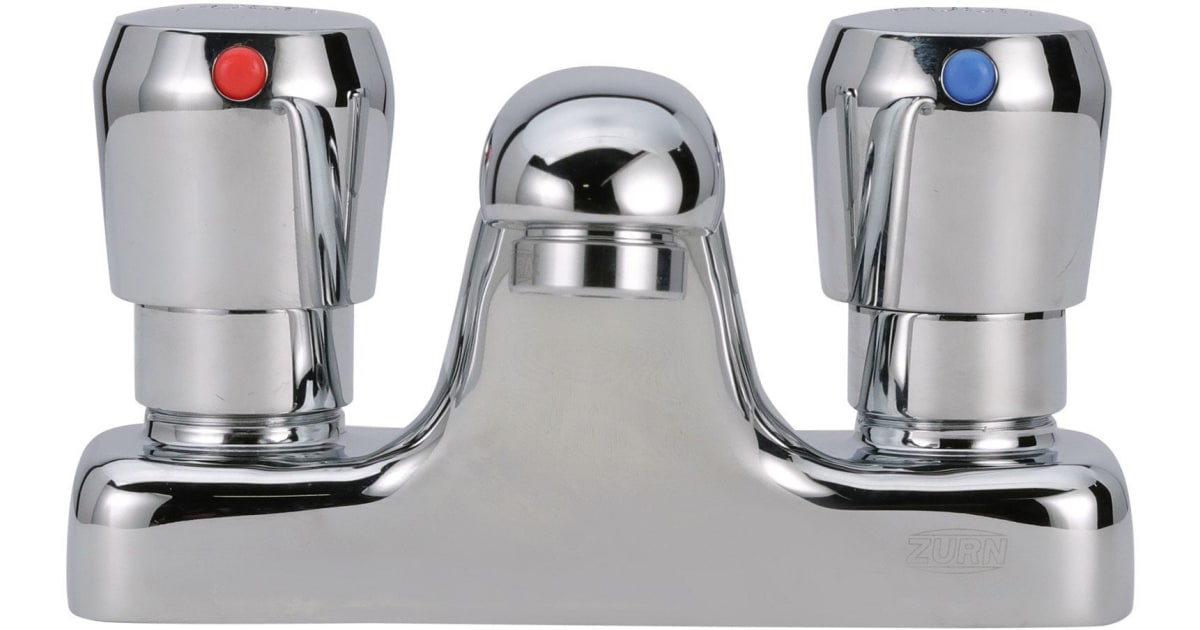 Zurn Z86500XL3M AquaSpec Metering Faucet, Deck Mount,