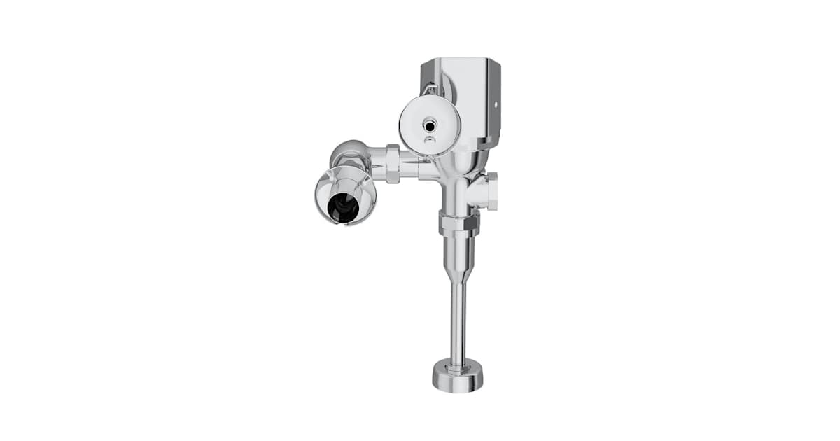 Zurn Aquasense AV Battery-Powered Sensor Flush Valve For Urinals - Exposed Sensor, 0.5 GPM, Chrome Cover