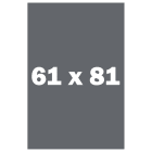 61" x 81" (5'-1" x 6'-9")