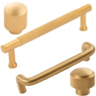 Verge - Solid Brass - Knurled