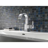 Delta-553LF-Installed Faucet in Chrome