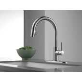 Delta-9159-DST-Installed Faucet in Arctic Stainless