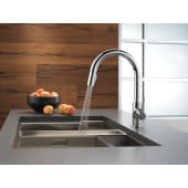 Delta-9159-DST-Running Faucet in Spray Mode in Chrome