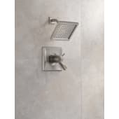 Delta-T17T251-Installed Shower Trim in Brilliance Stainless