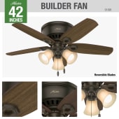 Hunter 51091 Ceiling Fan Details