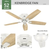 Hunter 53378 Kenbridge Ceiling Fan Details