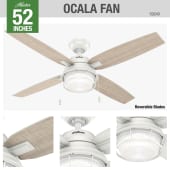 Hunter 59240 Ocala Ceiling Fan Details