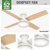 Hunter 59242 Dempsey Ceiling Fan Details