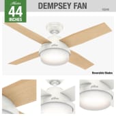 Hunter 59246 Dempsey Ceiling Fan Details