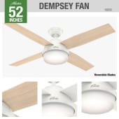 Hunter 59252 Dempsey Ceiling Fan Details