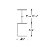 WAC Lighting-DS-PD05-S-Line Drawing
