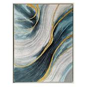 A and E Bath and Shower Tranquility 48" x 36" Framed Abstract Painting N/A