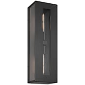 Access Lighting Chatham 2 Light 19" Tall Wall Sconce Black