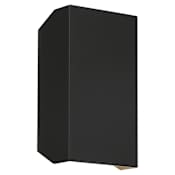 Access Lighting Amora 2 Light 10" Tall LED Wall Sconce Black