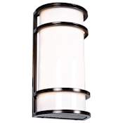 Access Lighting Cove 12" Tall LED Wall Sconce Bronze / Acrylic
