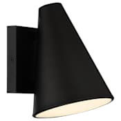 Access Lighting Solano 8" Tall LED Wall Sconce Black